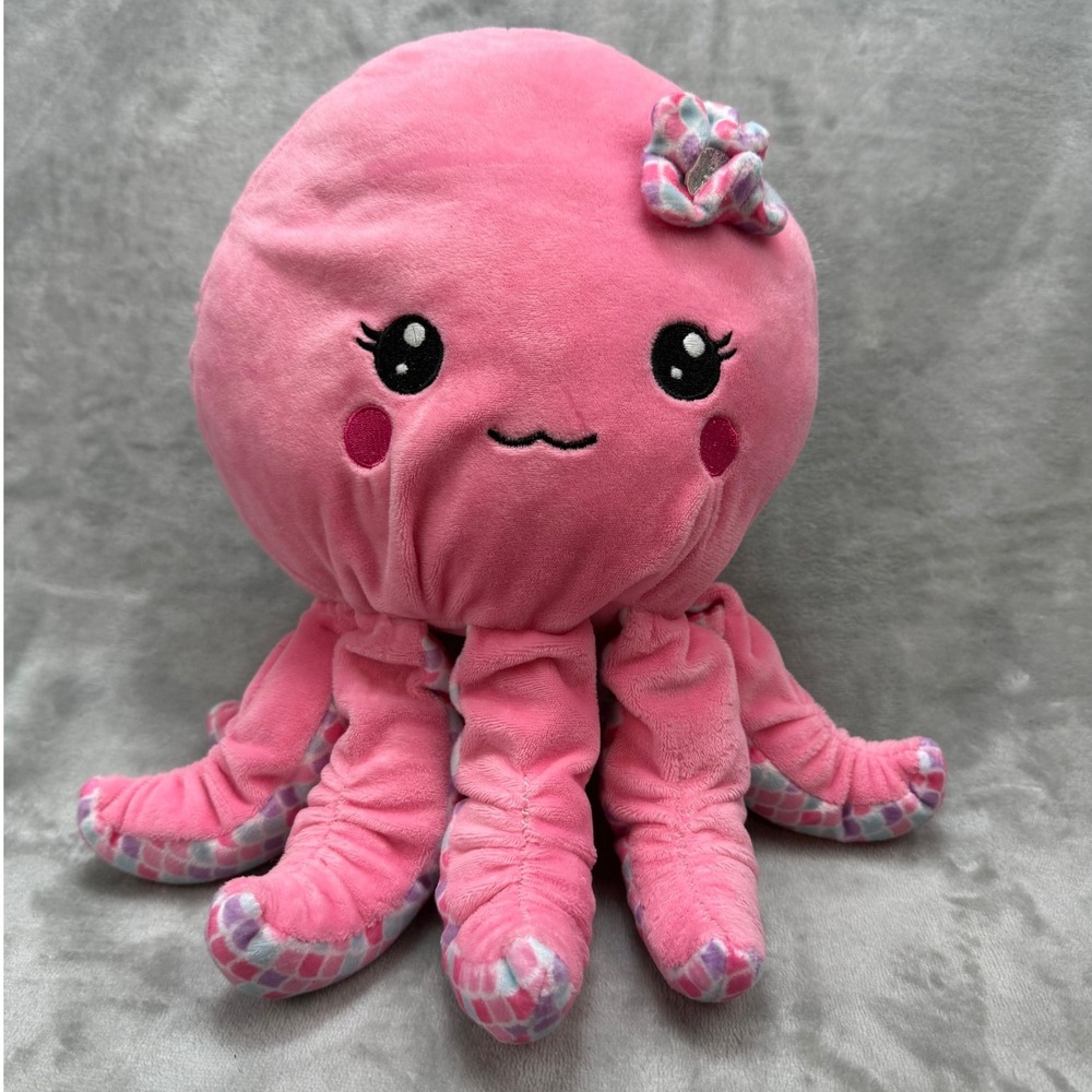 Hug Fun Octopus Plush Pink Stuffed Animal Toy 12 inch Cute Girl‎